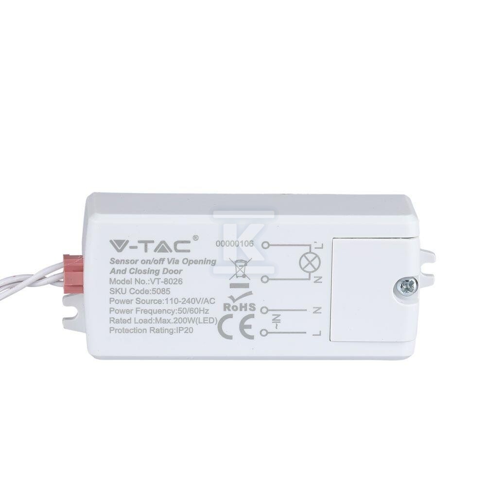 Czujnik ruchu na drzwi max.200W V-TAC - 5085