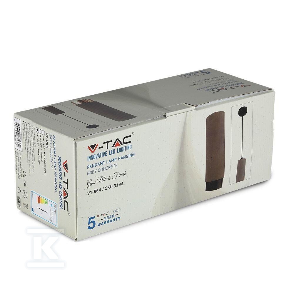 Oprawa zwieszana V-TAC gips beton GU10 - 3112