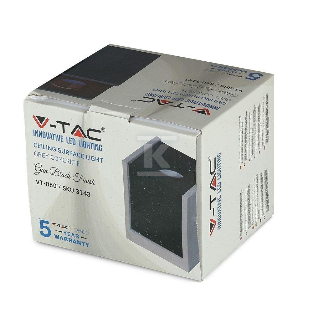 Oprawa V-TAC gips beton GU10 natynkowy - 3142