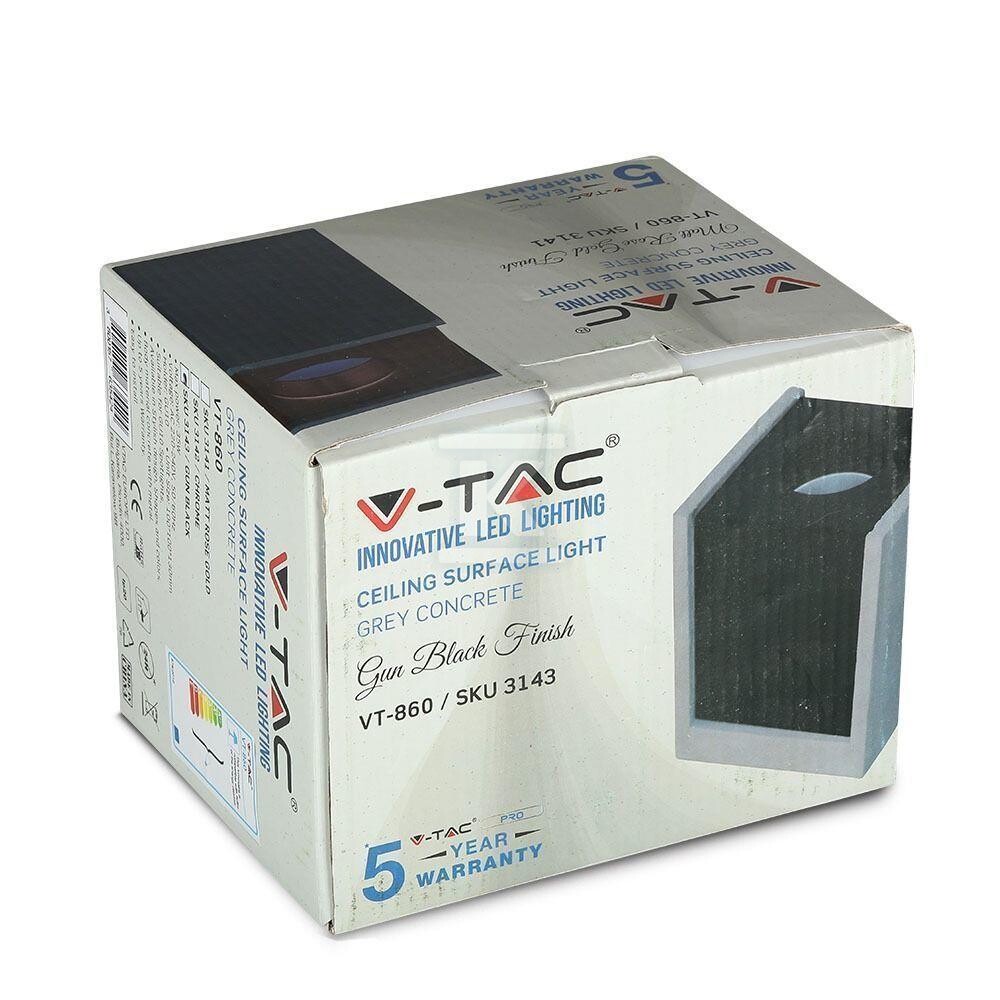 Oprawa V-TAC gips beton GU10 natynkowy - 3143