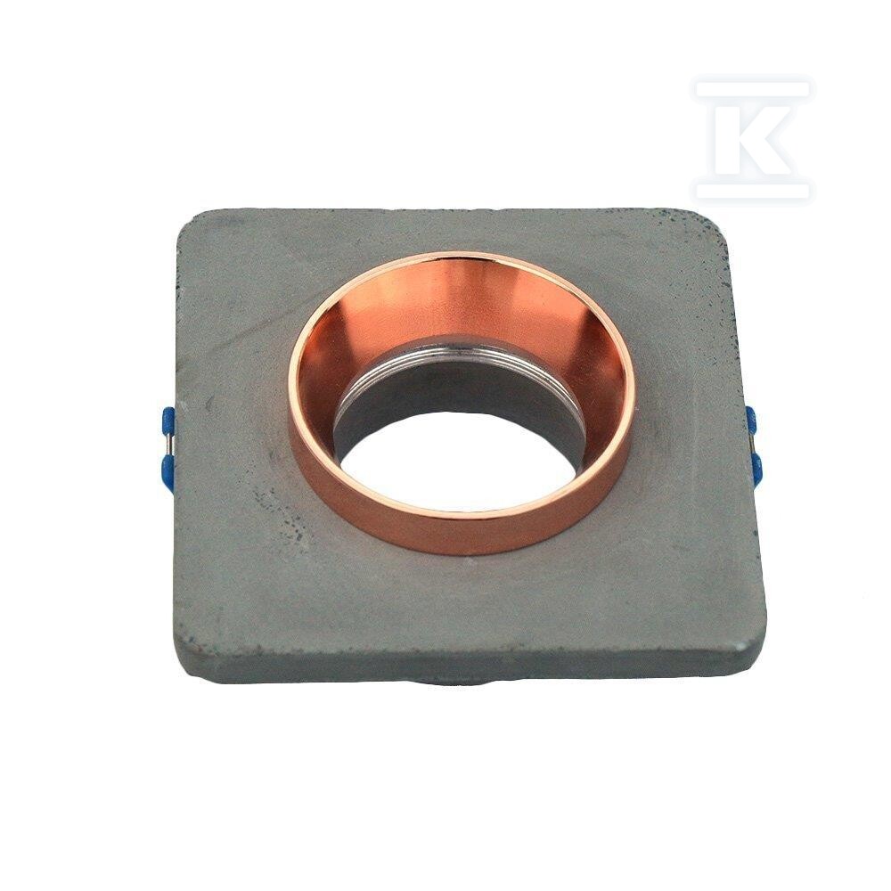 Oczko V-TAC gips beton GU10 kwadrat - 3118