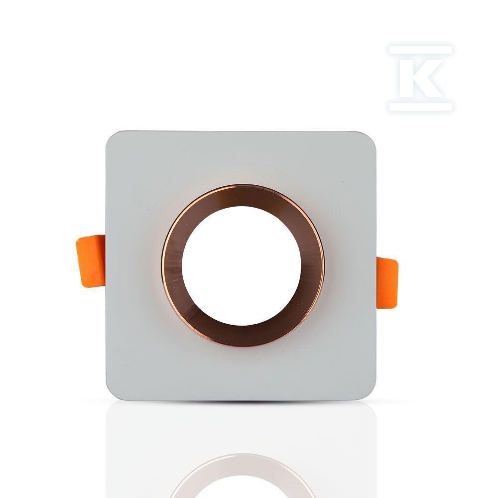 Oczko V-TAC gips beton GU10 kwadrat - 3118