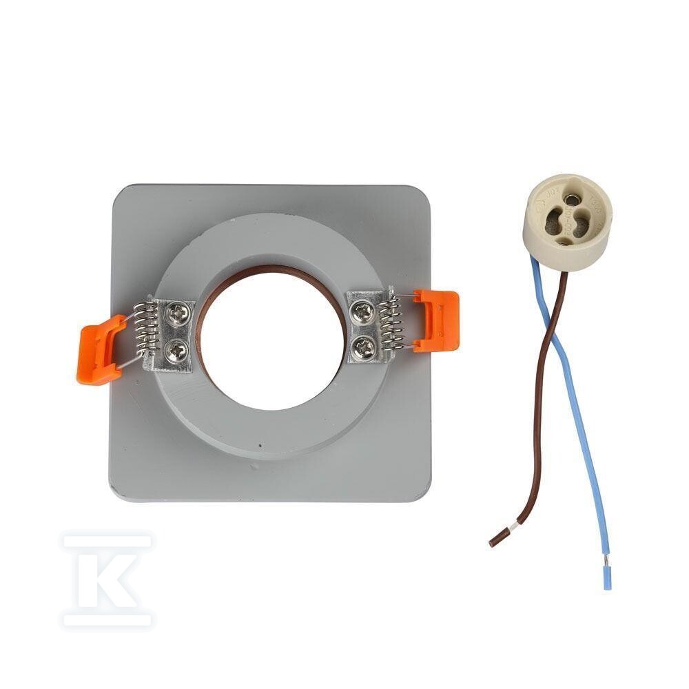 Oczko V-TAC gips beton GU10 kwadrat - 3118