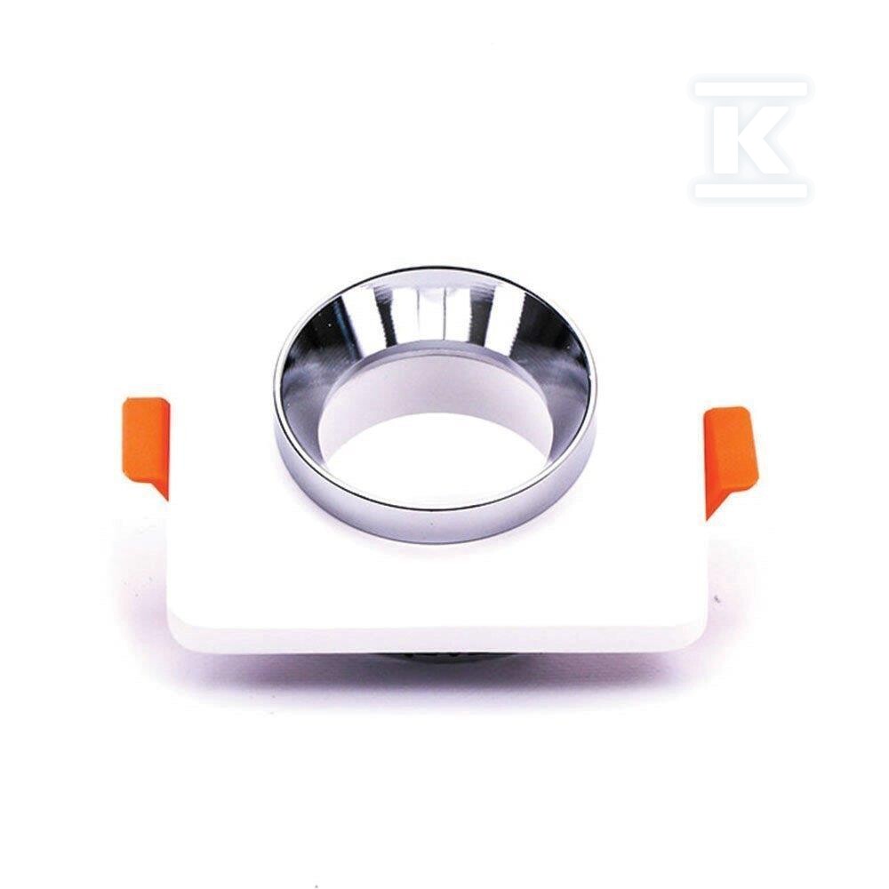 Oczko V-TAC gips beton GU10 kwadrat - 3119