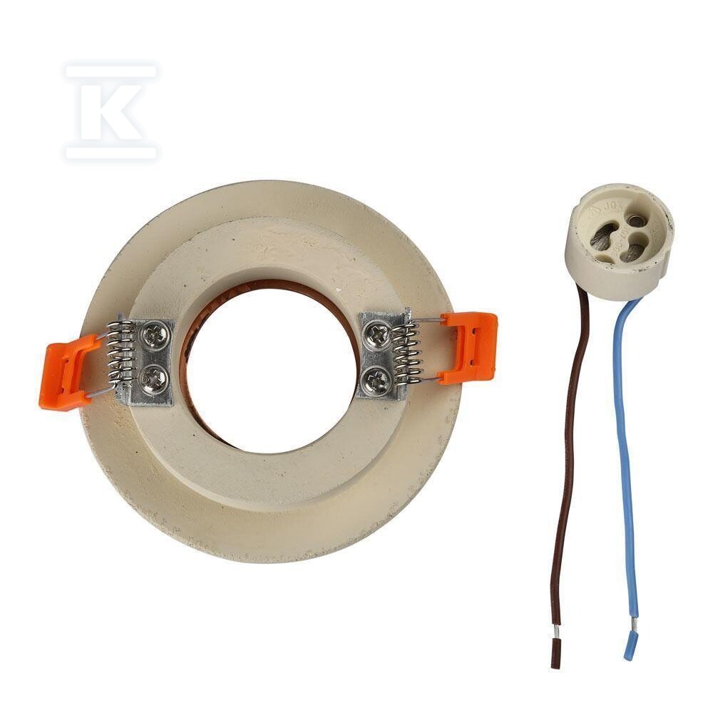 Oczko V-TAC gips beton GU10 okrągłe - 3125
