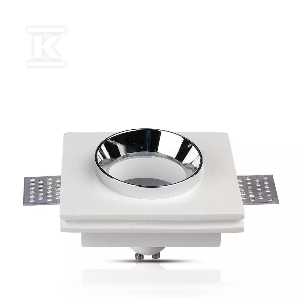 Oczko V-TAC gips GU10 kwadrat - 3149