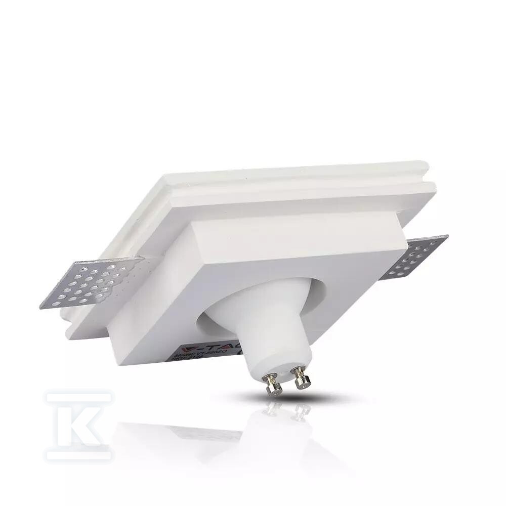 Oczko V-TAC gips GU10 kwadrat - 3149