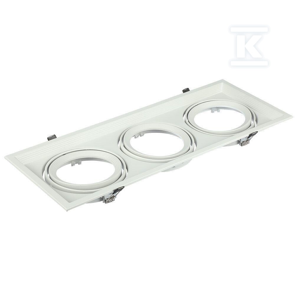 Oprawa sufitowa wpuszczana 3xAR111 G53 - 3577