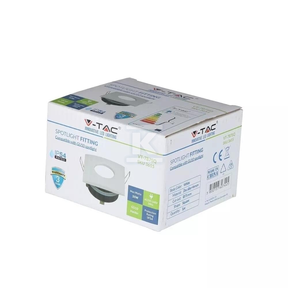 Oczko V-TAC aluminiowe odlew szczelne z - 3615