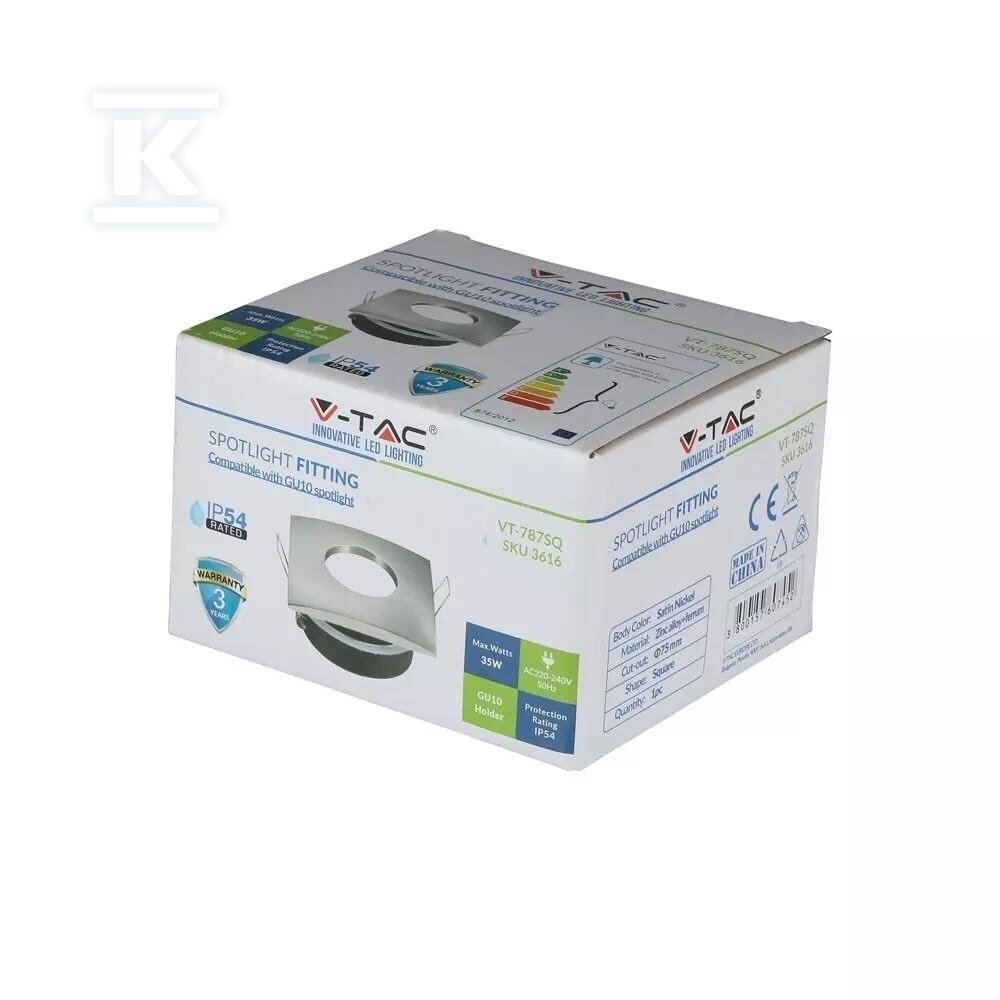 Oczko V-TAC aluminiowe odlew szczelne z - 3616