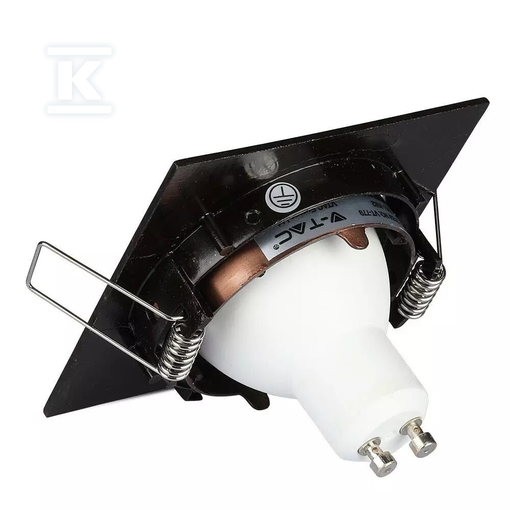 Oczko V-TAC GU10 kwadrat ruchome miedź - 8582