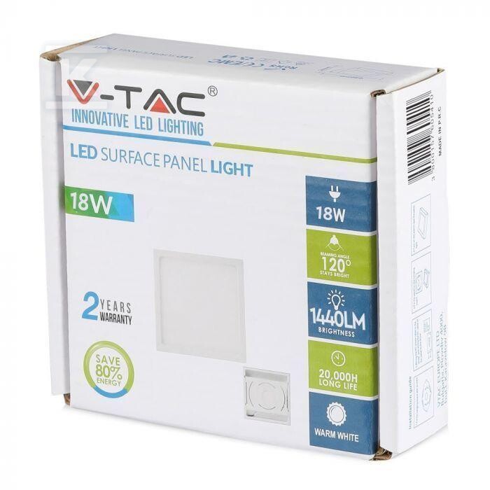 Panel LED natynkowy V-TAC premium 18W - 4919