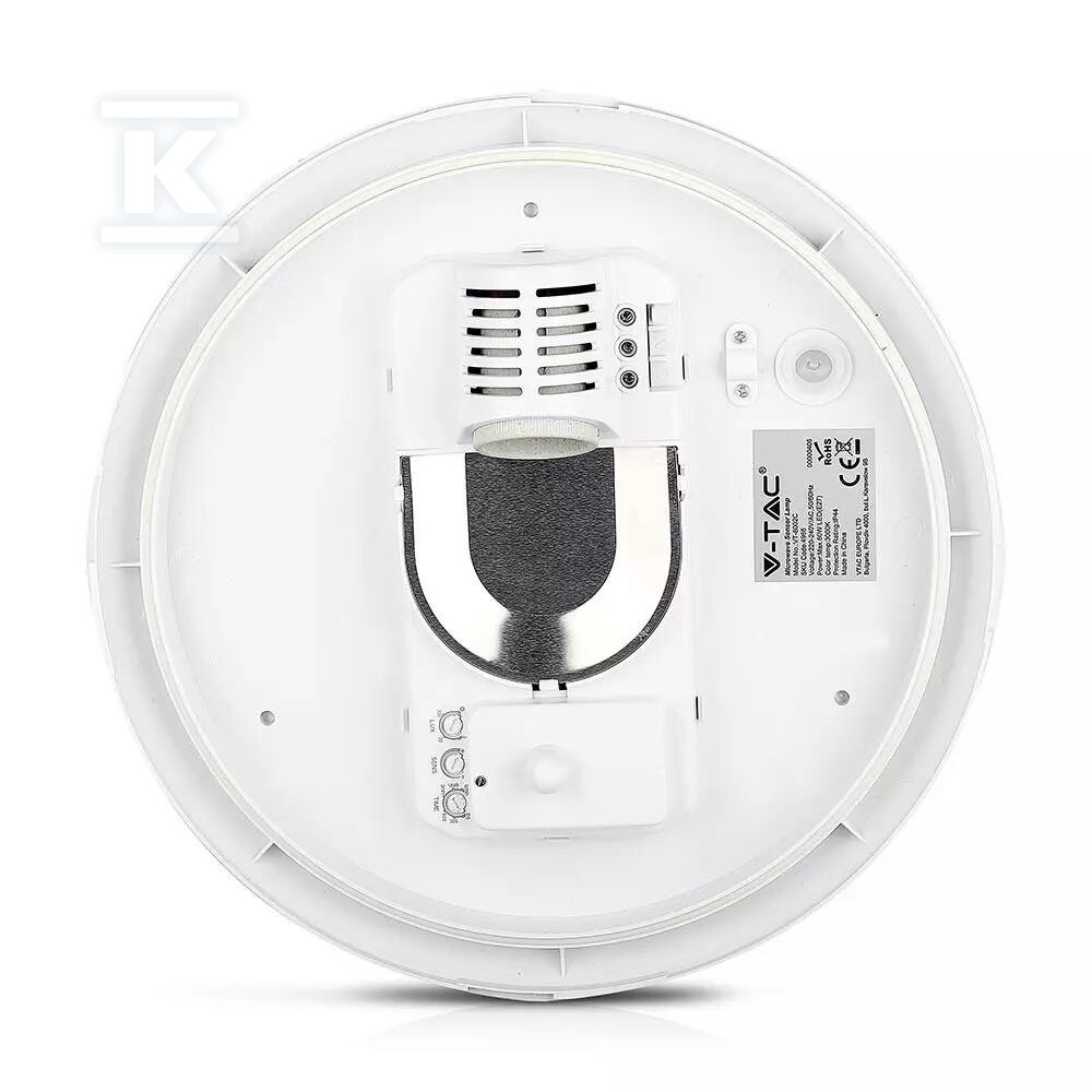 Plafon V-TAC E27 czujnik mikrofalowy - 4966