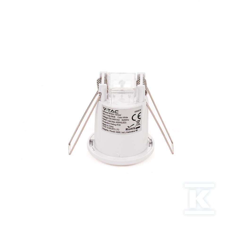 Czujnik ruchu V-TAC sufitowy 360st fi50 - 6608