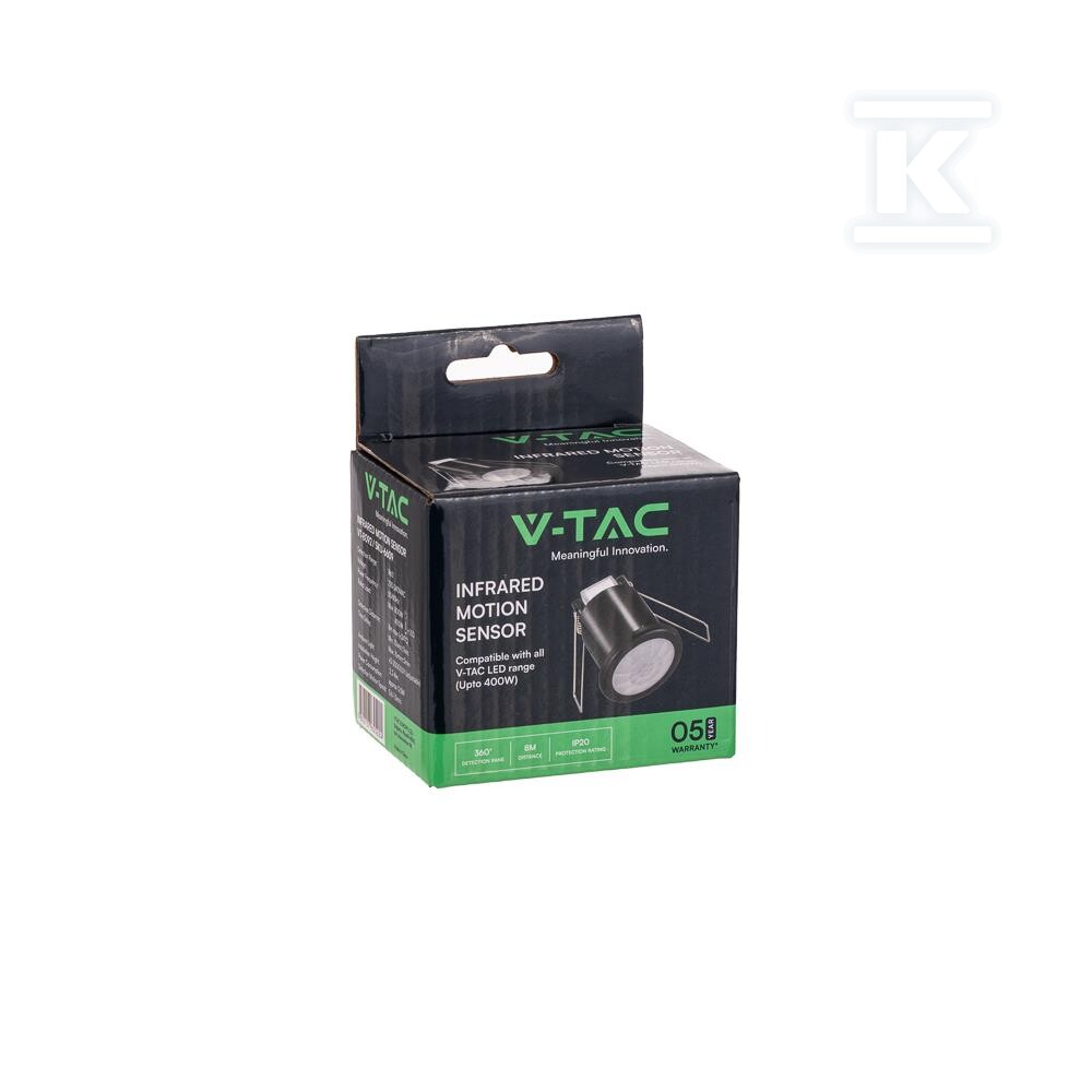 Czujnik ruchu V-TAC sufitowy 360st fi50 - 6609