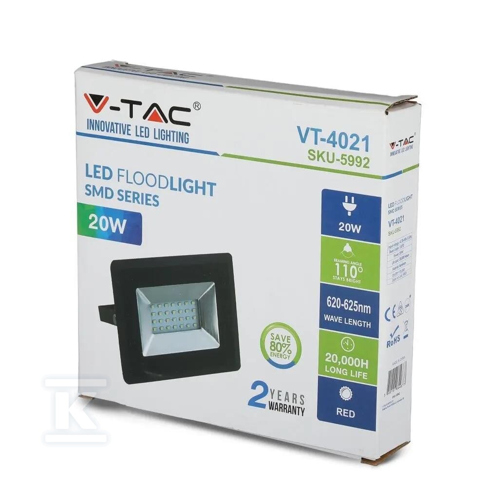 Naświetlacz LED V-TAC 20W SMD E-series - 5992