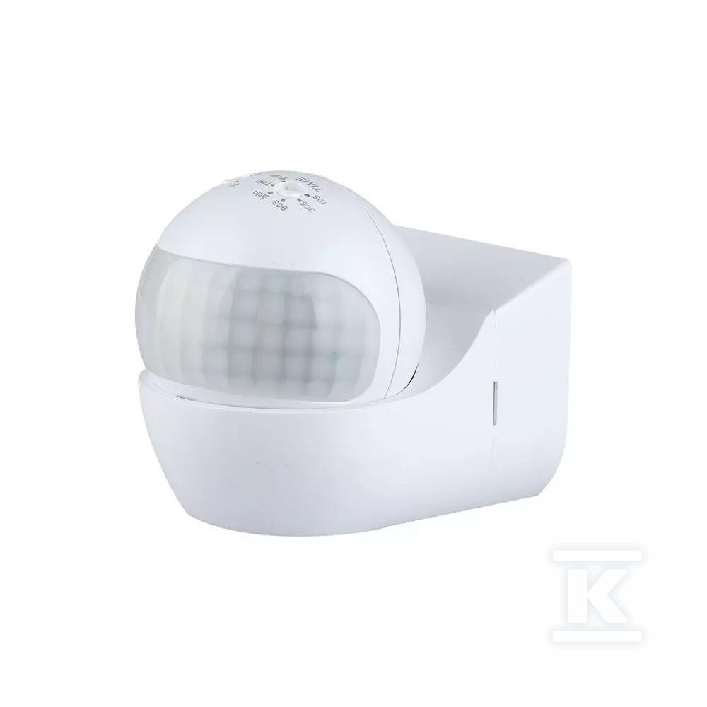 Czujnik ruchu ścienny 180st ruchoma - 5088