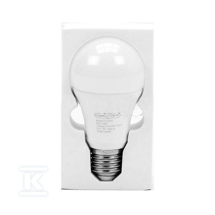 Żarówka LED smart WI-FI V-TAC 9W E27 - 7451