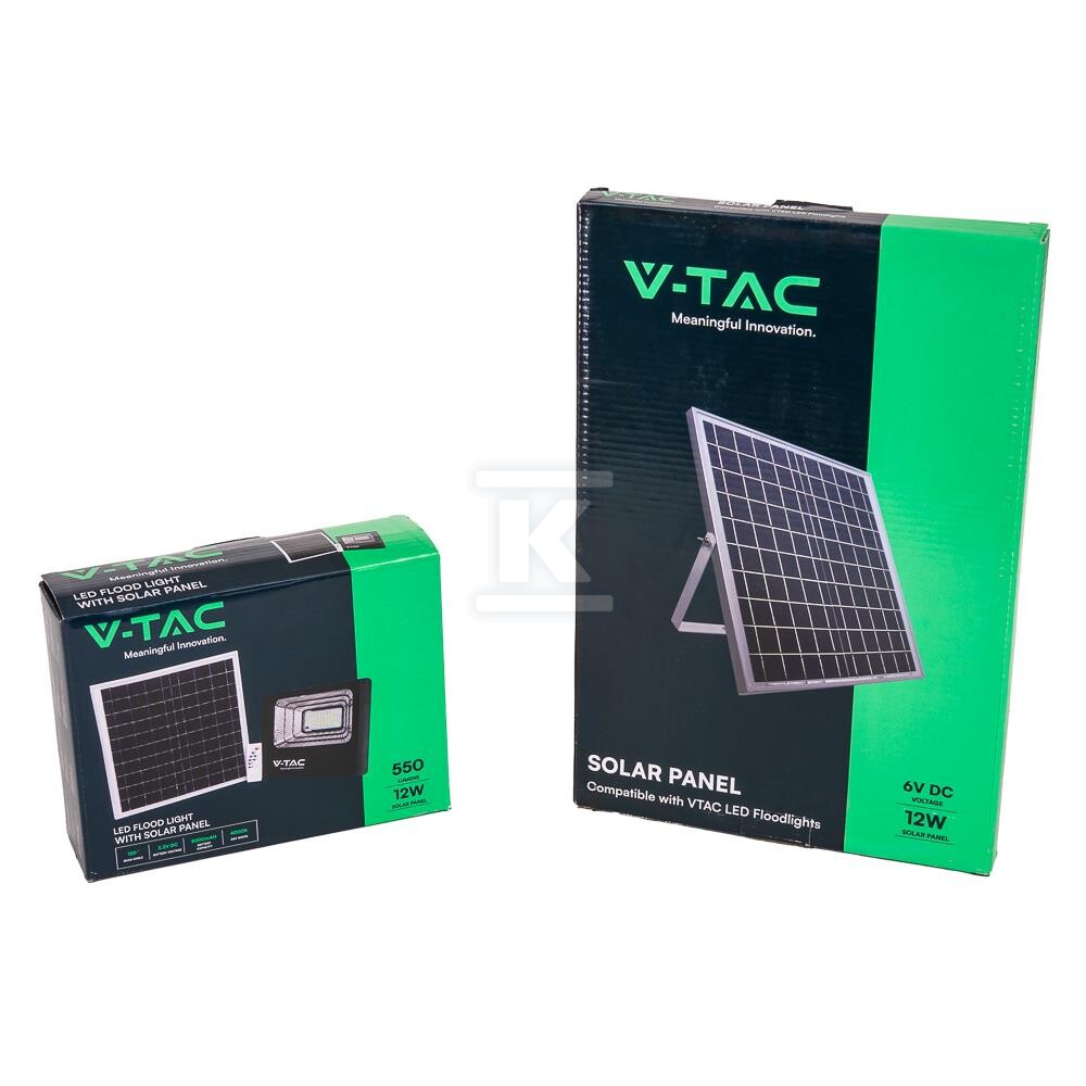 Naświetlacz LED solarny V-TAC 12W - 94006