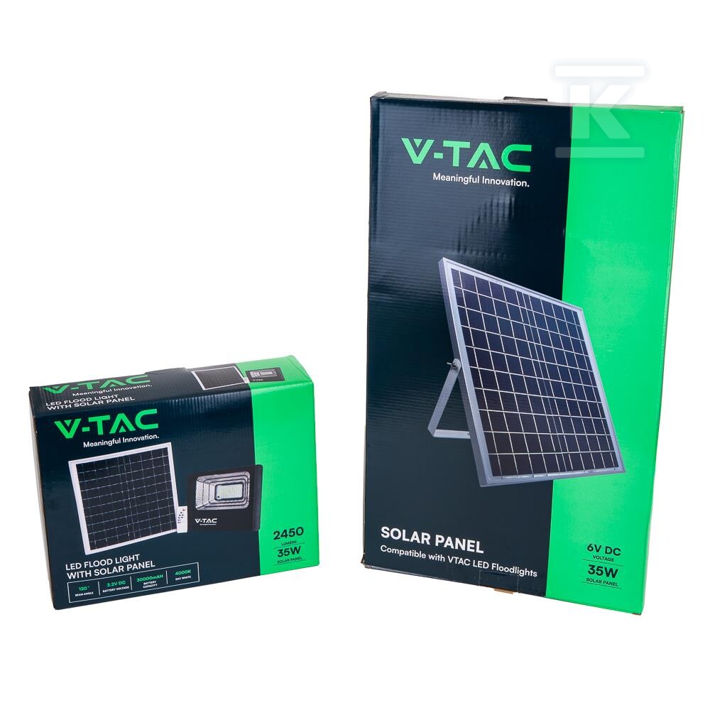 Naświetlacz LED solarny V-TAC 35W - 94012