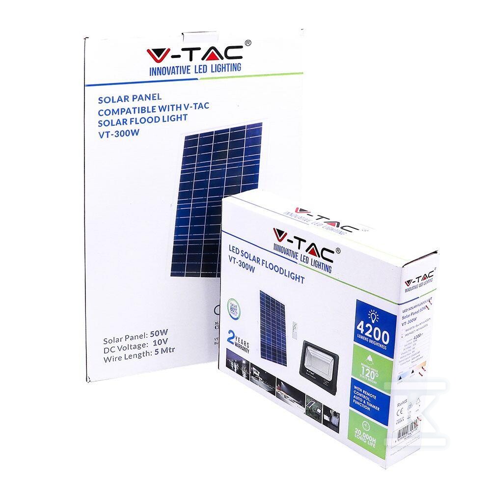 Naświetlacz LED solarny V-TAC 50W - 94027