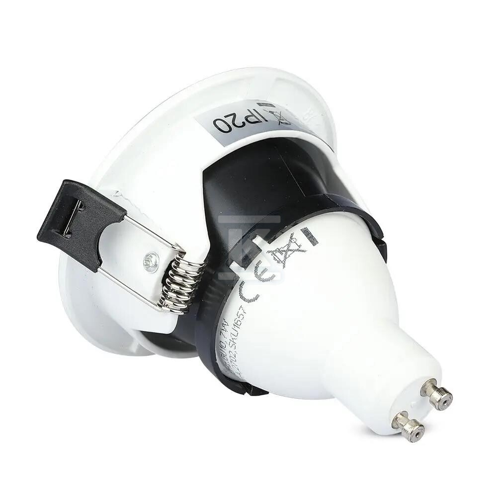 Oczko V-TAC GU10 okrągłe z kwadratem - 8597