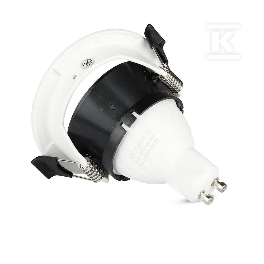 Oczko V-TAC GU10 okrągłe z półkolem - 8599