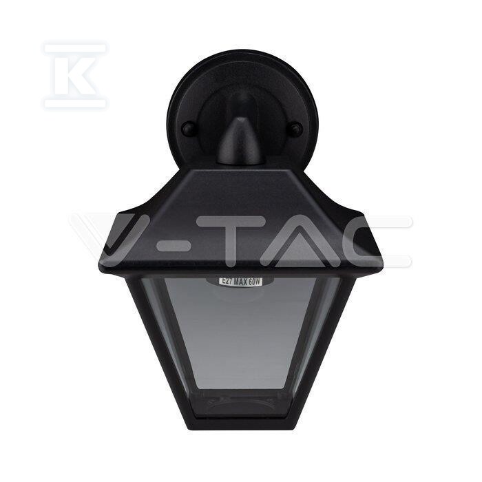 Kinkiet ogrodowy V-TAC IP44 E27 czarny - 8686