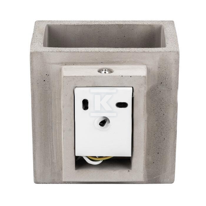 Kinkiet V-TAC beton G9 LED kwadrat - 8693