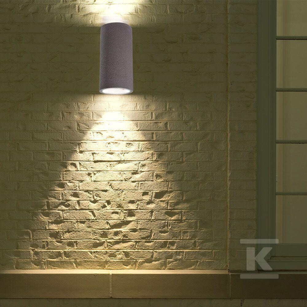 Kinkiet V-TAC beton 2xGU10 LED okrągły - 8697