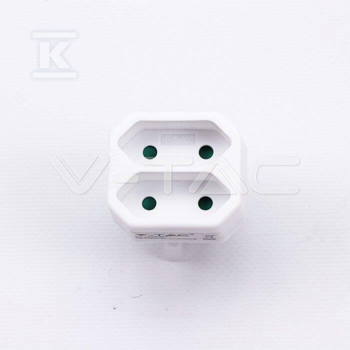 Rozgałęźnik 2 wtyczki płaskie 2.5A - 8801