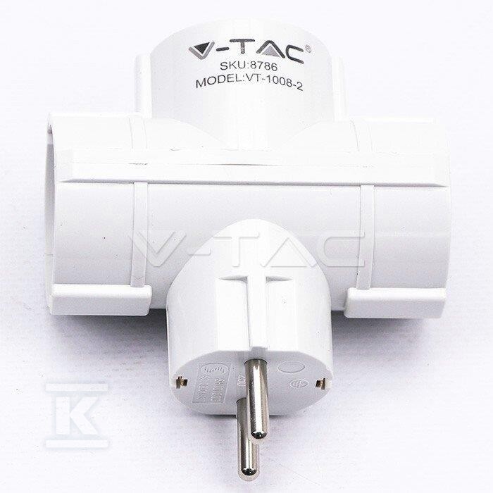 Rozgałęźnik 3x 3-stronny 10/16A 250V - 8786