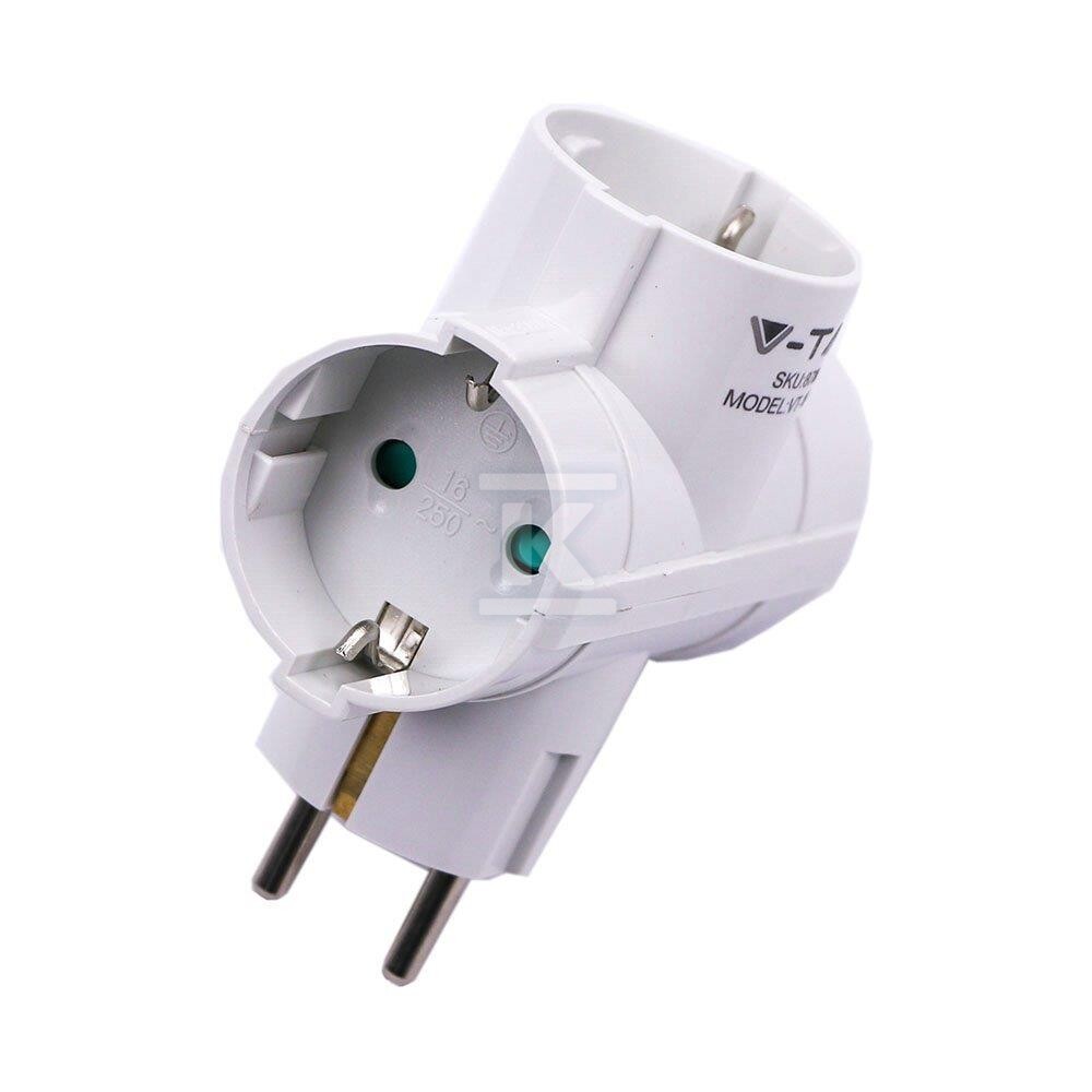 Rozgałęźnik 3x 3-stronny 10/16A 250V - 8786