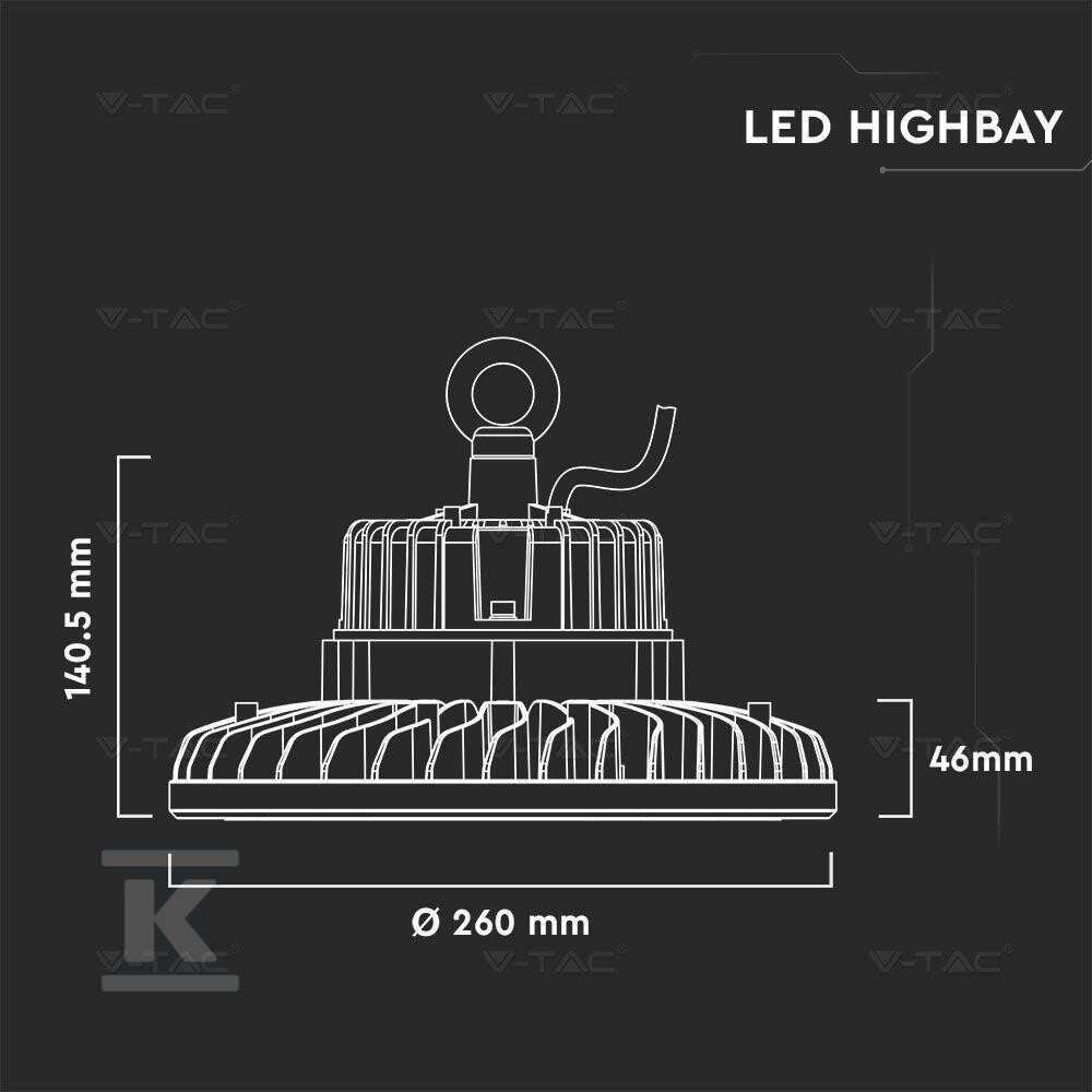Oprawa V-TAC LED high bay SAMSUNG CHIP - 20064