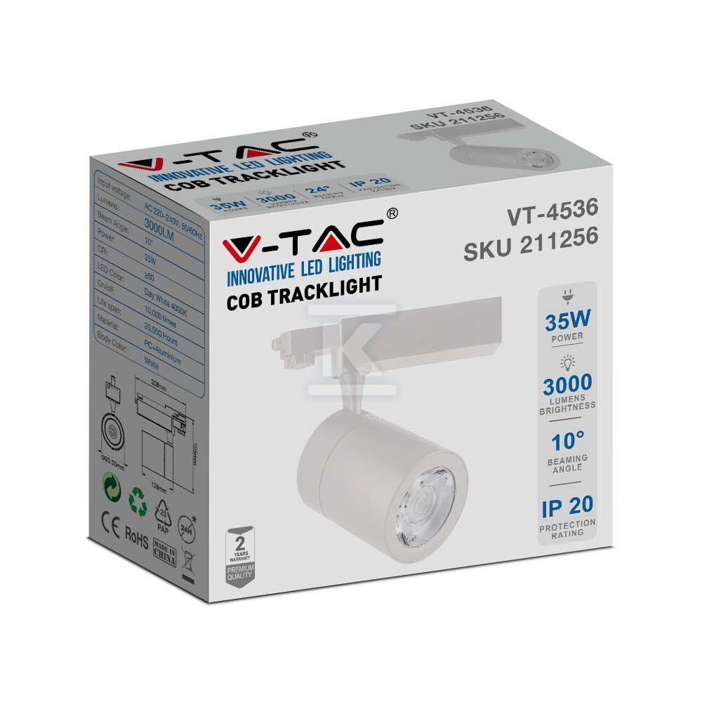 Oprawa szynosystem 3F V-TAC 35W 24st - 211257