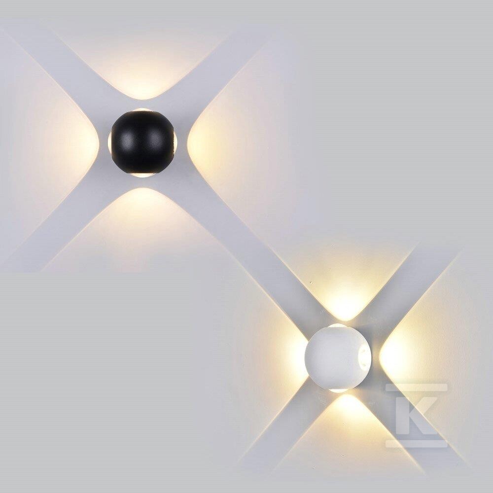 Kinkiet ścienny V-TAC 4W LED czarny - 218554