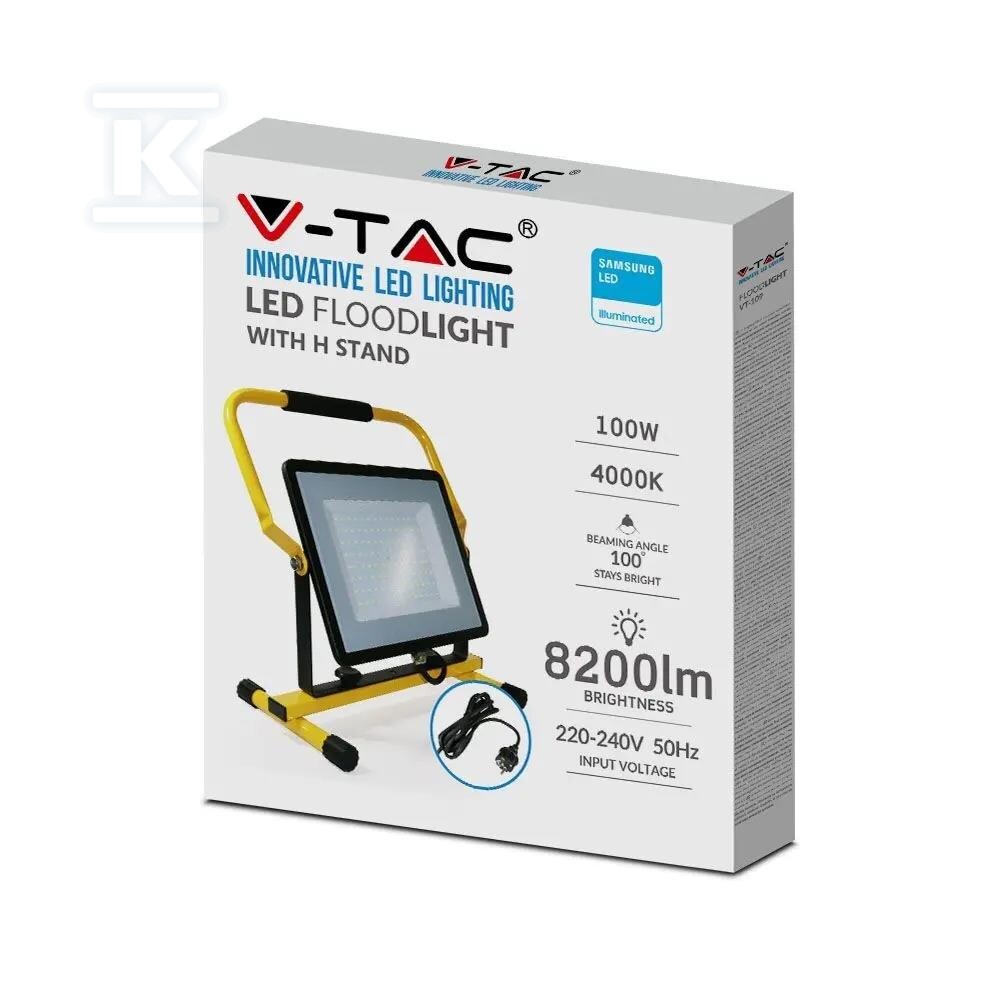 Naświetlacz przenośny LED V-TAC 100W - 2120125