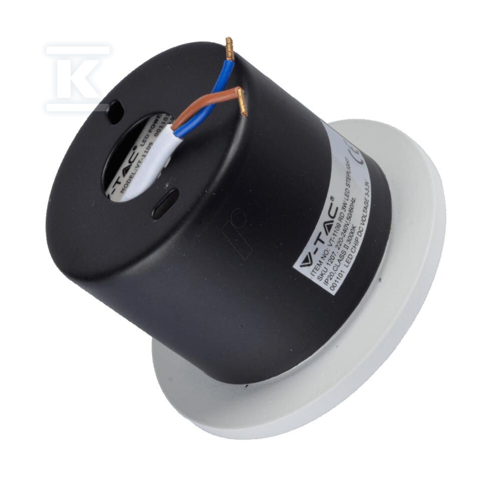 Oprawa schodowa 3W LED V-TAC okrągła - 211207