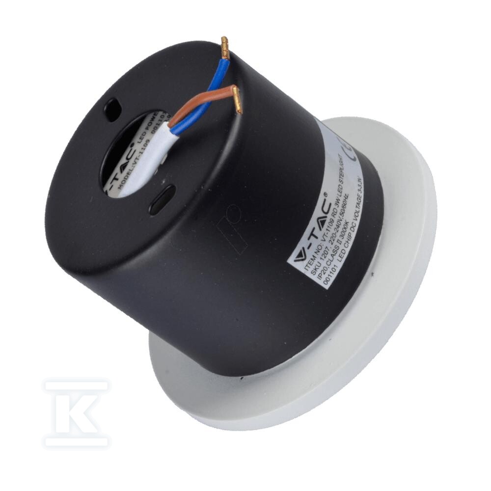 Oprawa schodowa 3W LED V-TAC okrągła - 211208