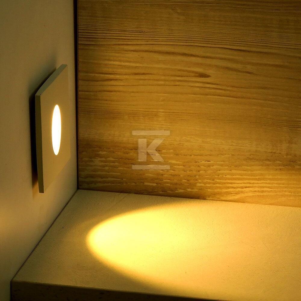 Oprawa schodowa 3W LED V-TAC kwadrat - 211210