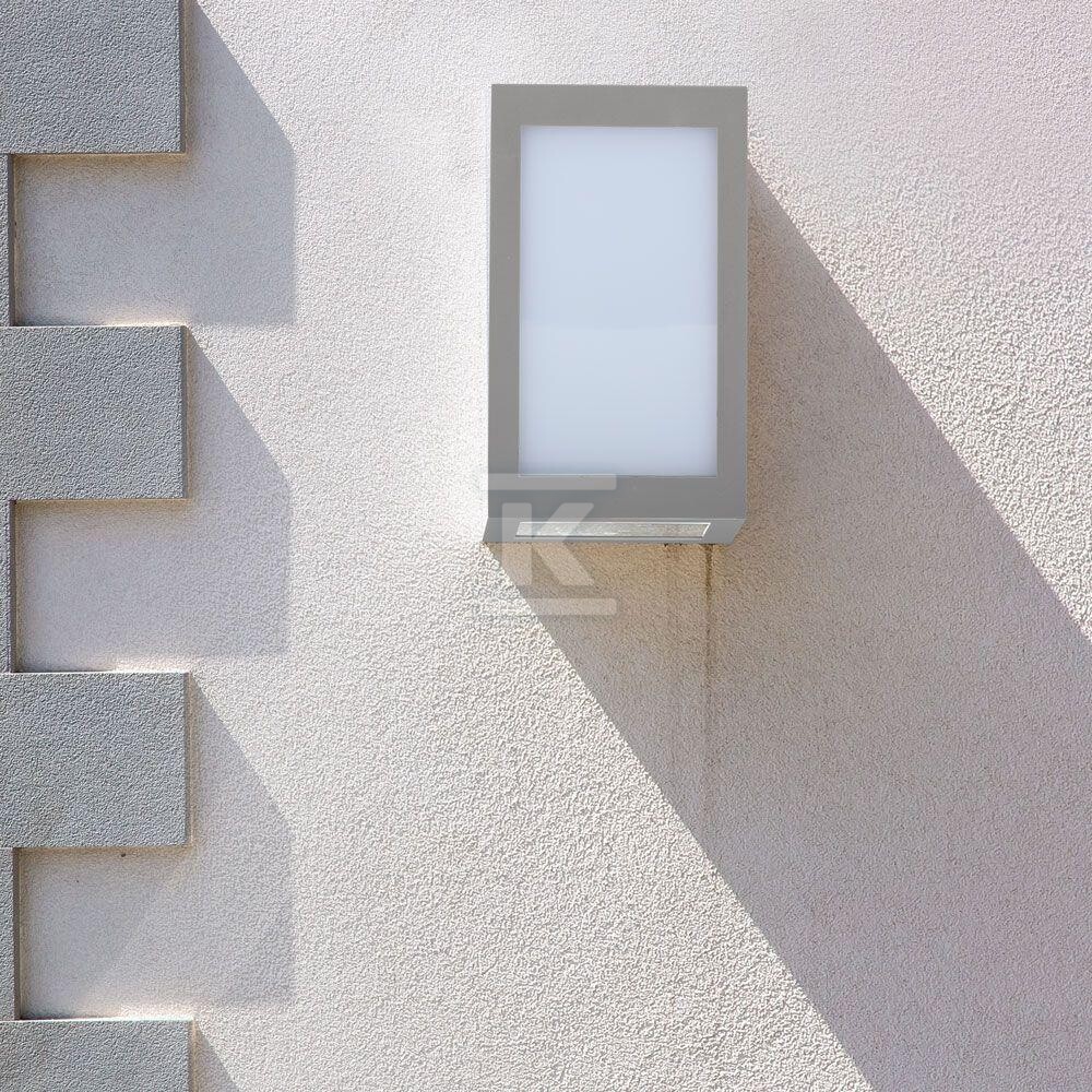 Oprawa ścienna V-TAC 12W LED IP65 szara - 218338