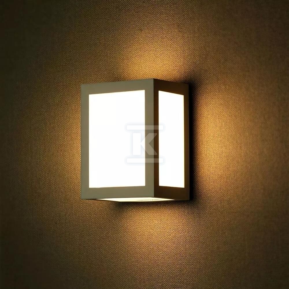 Oprawa ścienna V-TAC 12W LED IP65 szara - 218338