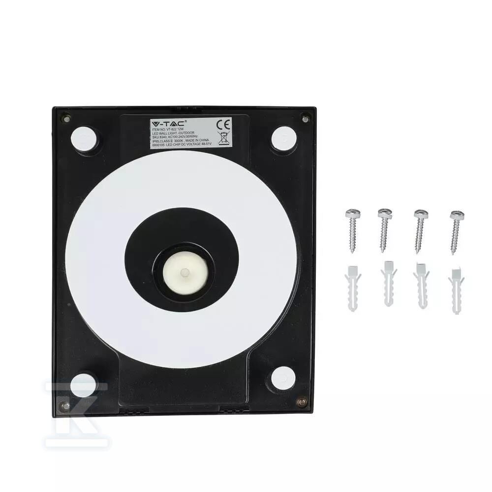 Oprawa ścienna V-TAC 12W LED IP65 - 218341