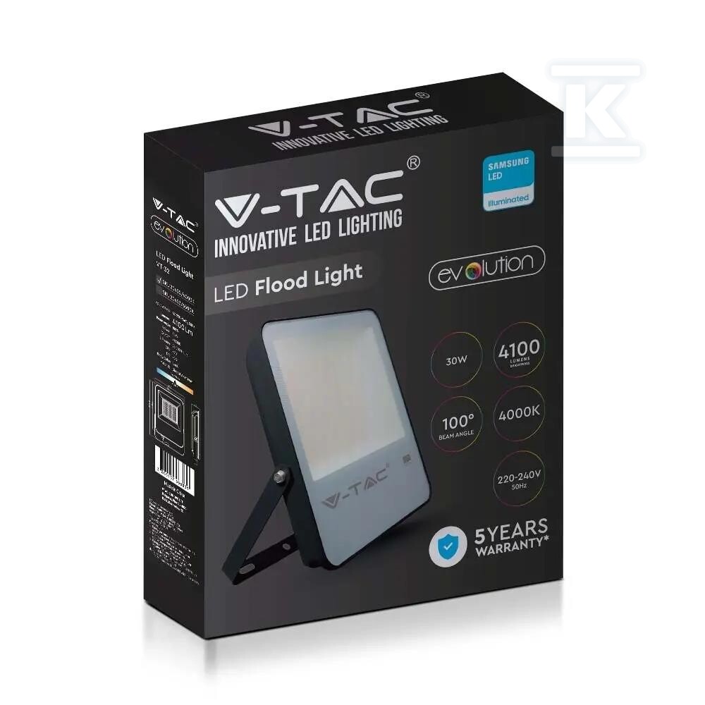 Naświetlacz LED V-TAC 50W SAMSUNG CHIP - 20405