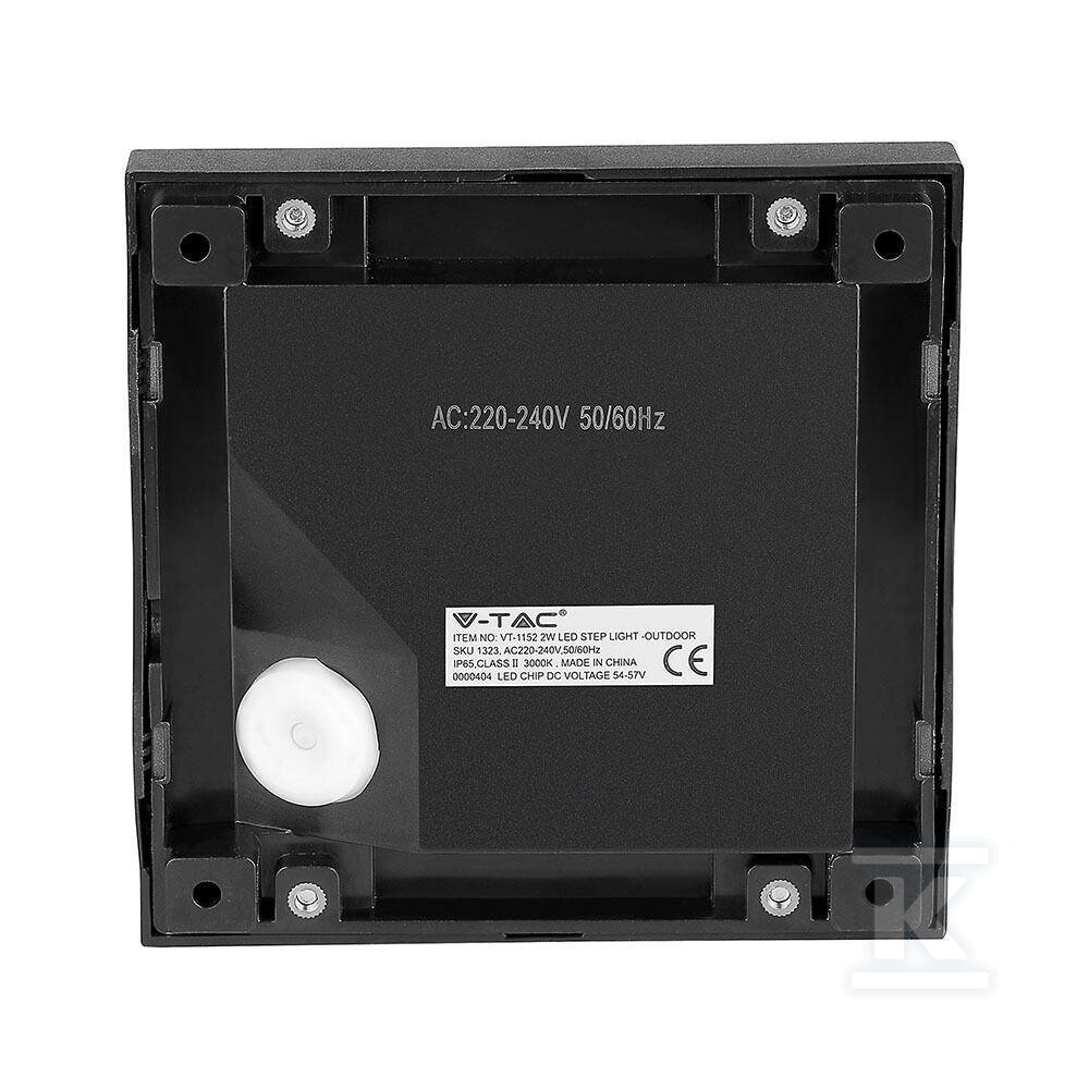 Oprawa schodowa 2W LED V-TAC czarna - 211322