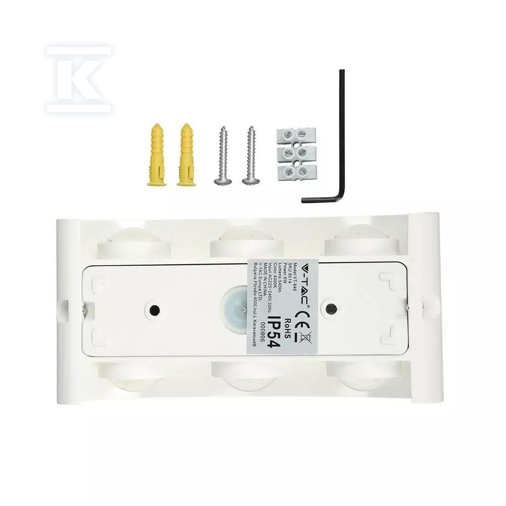 Oprawa ścienna góra dół V-TAC 5W LED - 218614
