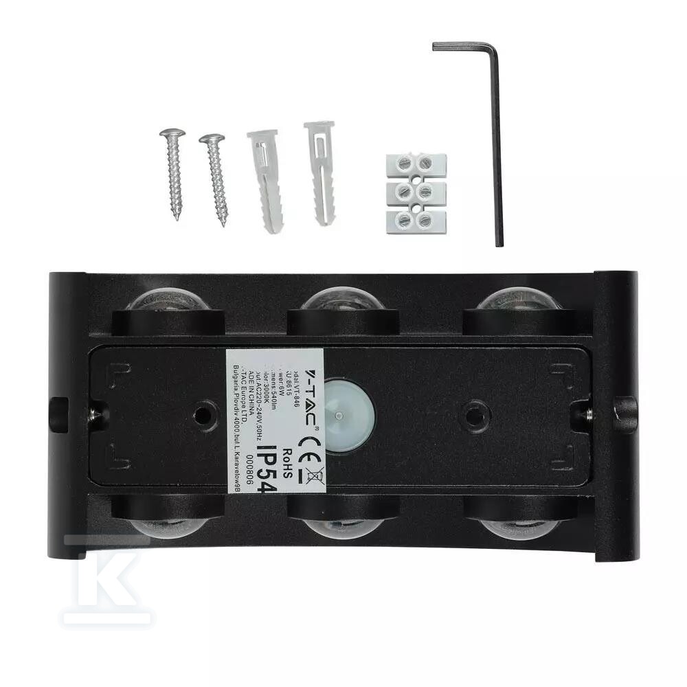 Oprawa ścienna góra dół V-TAC 6W LED - 218615