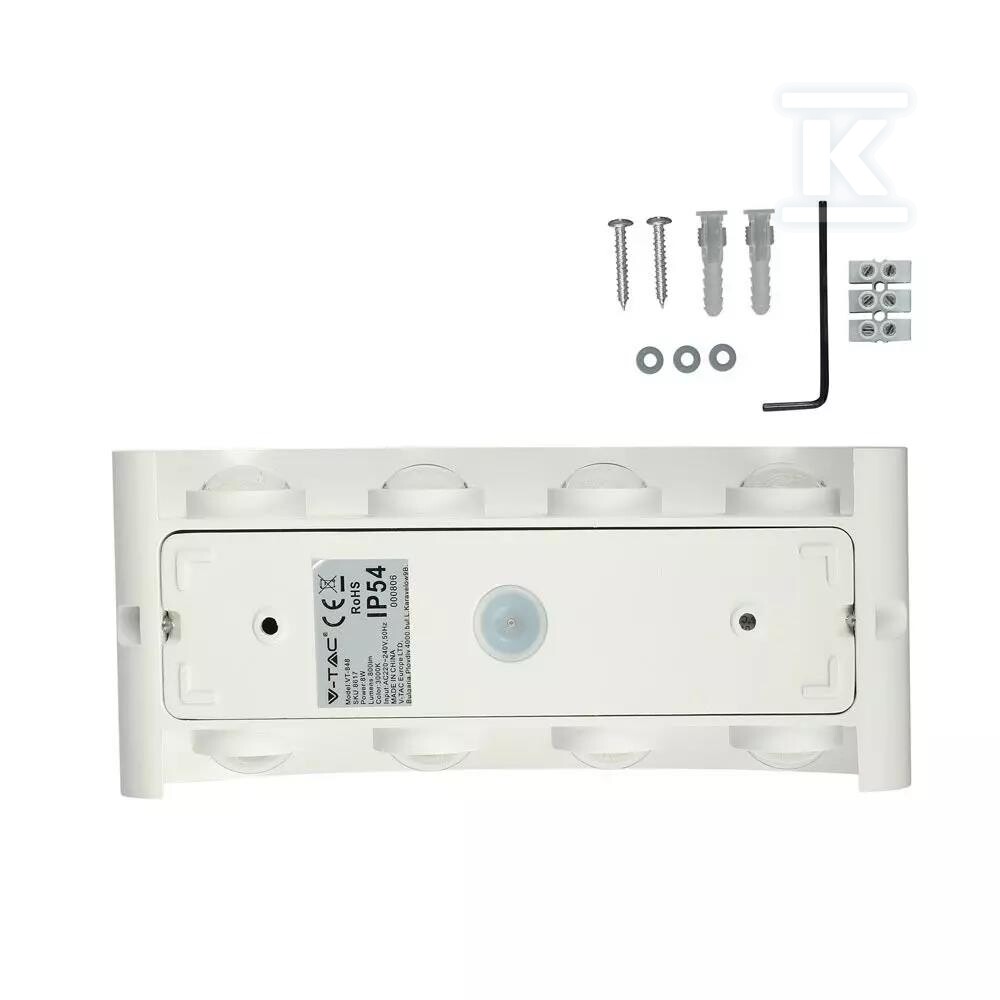 Oprawa ścienna góra dół V-TAC 8W LED - 218617