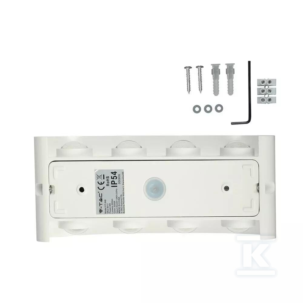 Oprawa ścienna góra dół V-TAC 8W LED - 218618