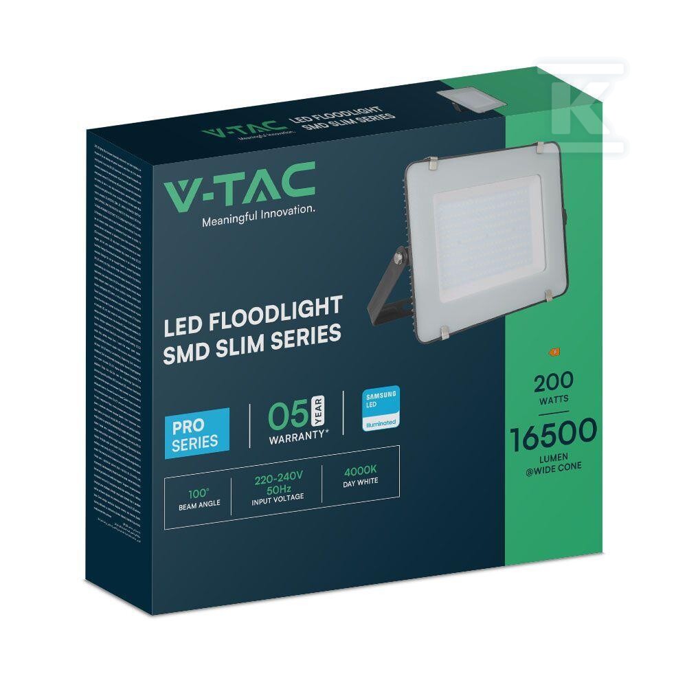 Naświetlacz LED V-TAC 200W SAMSUNG CHIP - 21419